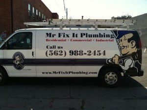 Mr Fix It Plumbing Long Beach Work Truck