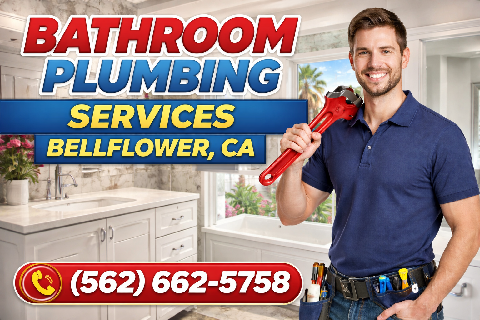 Bathroom Plumbing Services in Bellflower
