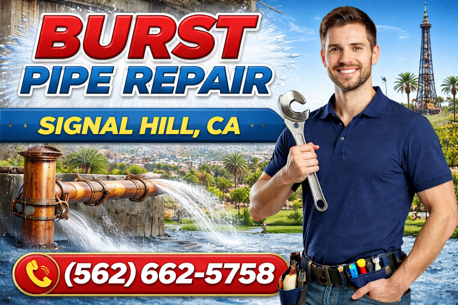 Burst Pipe Repair in Signal Hill