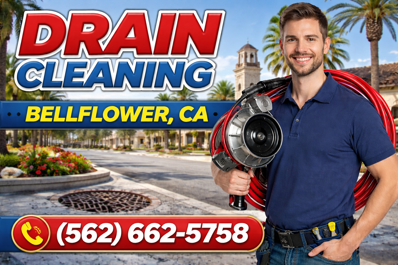 Drain Cleaning Services in Bellflower