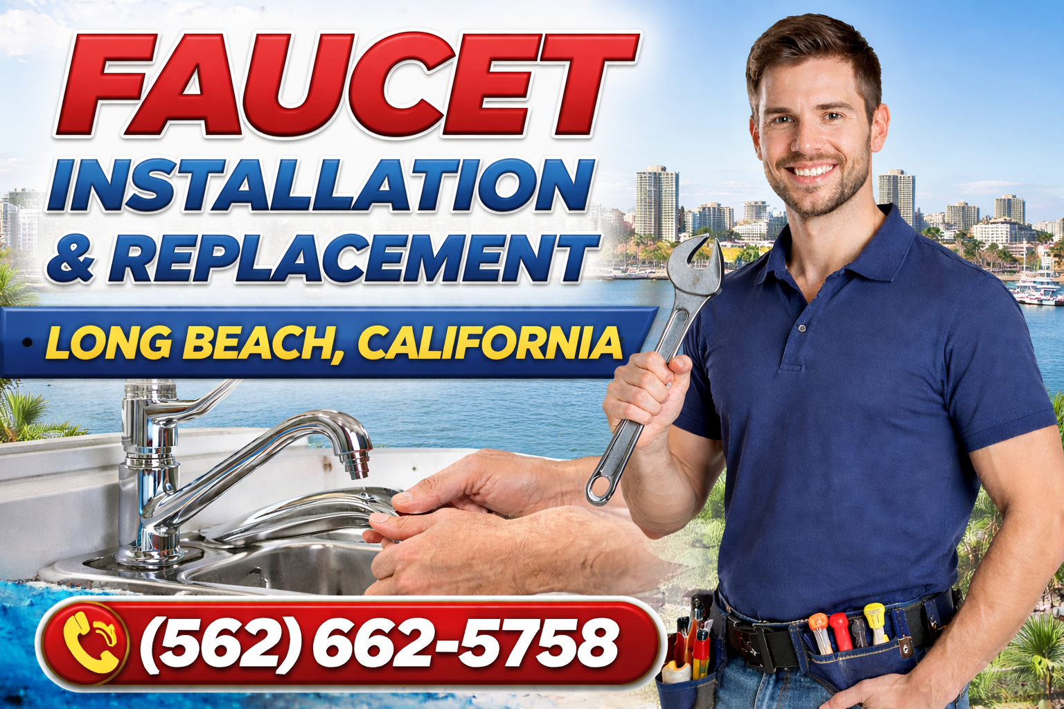Faucet Installation & Replacement in Long Beach