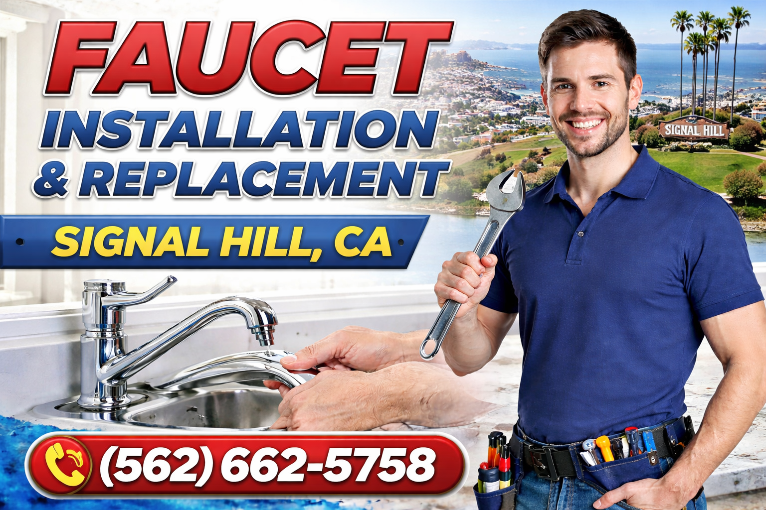 Faucet Installation & Replacement in Signal Hill