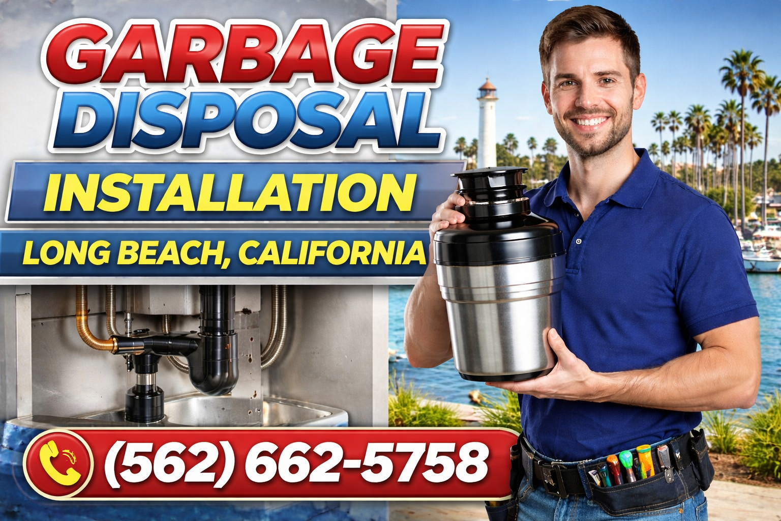 Garbage Disposal Installation in Long Beach