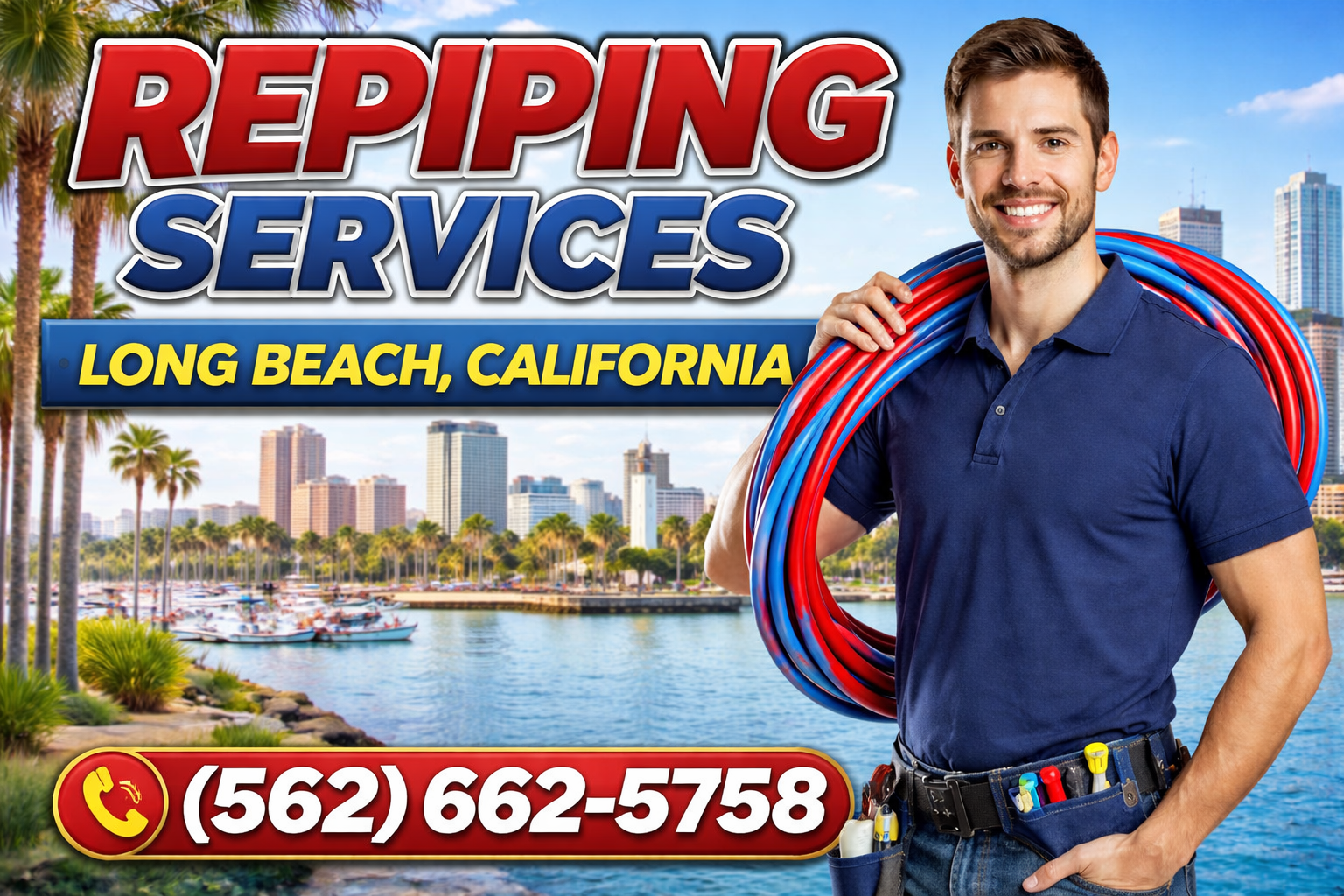 Repiping Services in Long Beach