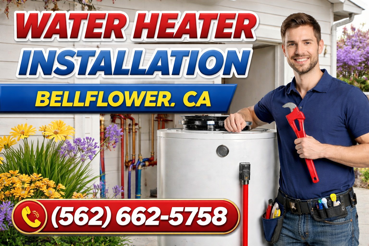 Water Heater Installation in Bellflower